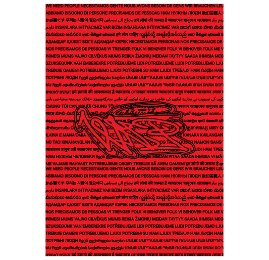 100 LANGUAGES POSTER